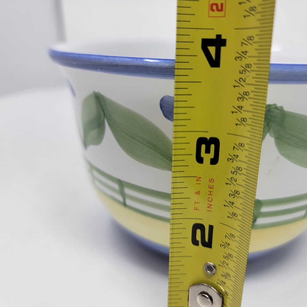 Pair of Williams Sonoma bowls Marisol Italy 4"h x 5.5"w. all purpose cereal soup - Picture 8 of 12